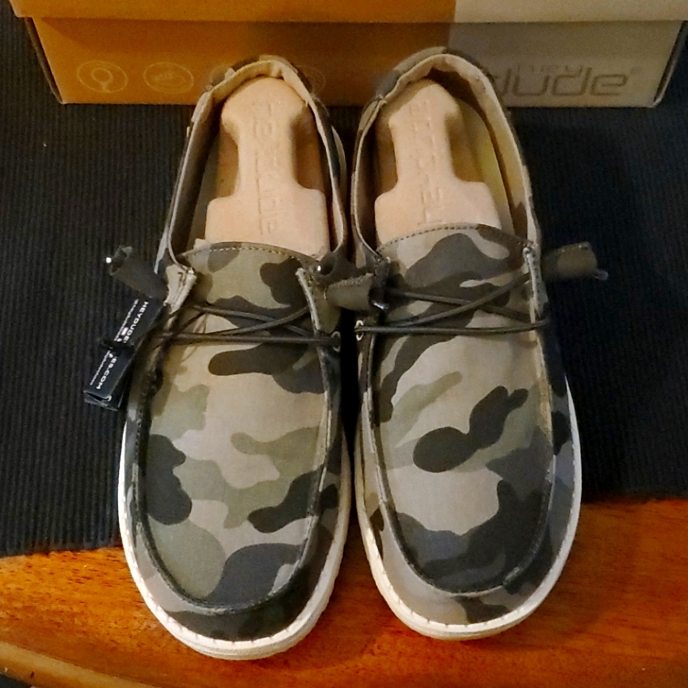 Hey dude's camouflage camo print